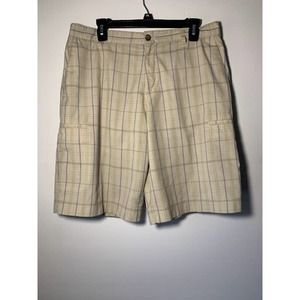 Adidas Men's Tan Shorts Size 34 golf Active